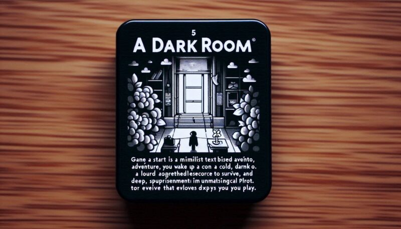 5. A Dark Room